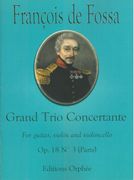 Grand Trio Concertante, Op. 18 No. 3 : For Guitar, Violin and Cello / edited by Matanya Ophee.