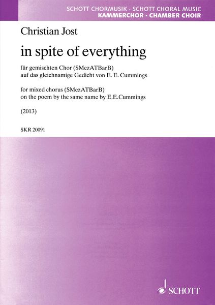 In Spite of Everything : For Mixed Chorus (Smezatbarb).