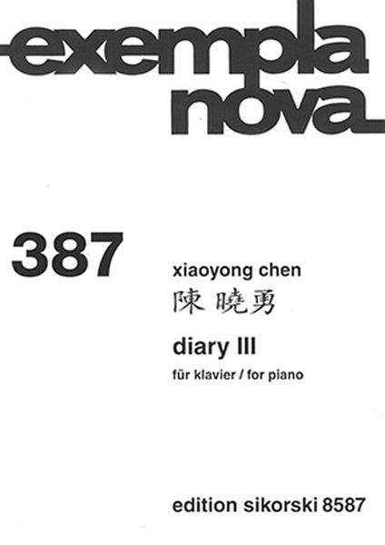 Diary III : For Piano (2004).