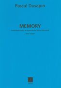 Memory - Hommage Crypté Et Monomodal A Ray Manzarek : Pour Orgue.