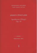 Apotheosis (Elegy), Op. 18 : Music-Poem No. 4 For Violin and Orchestra / Ed. Lucian Beschiu.