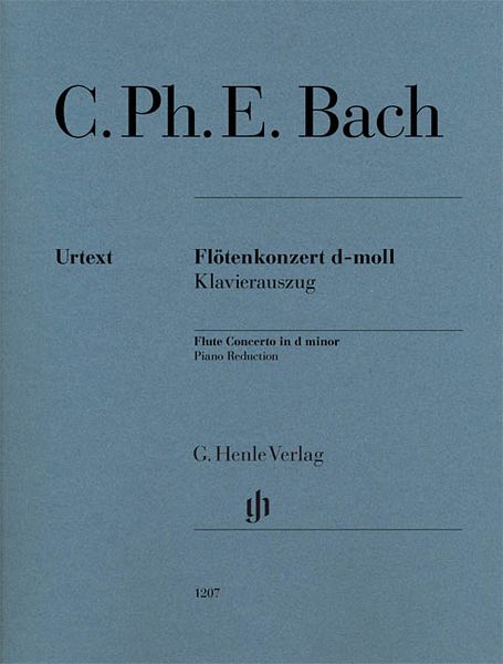 Flötenkonzert D-Moll : Klavierauszug / edited by Andras Adorjan.