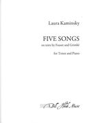 Five Songs On Texts by Fauset and Grimké : For Tenor and Piano.