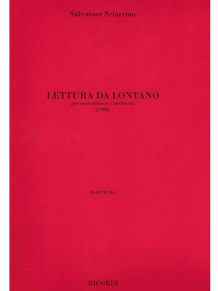 Lettura Da Lontano : Per Contrabbasso E Orchestra (1989).