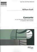 Concerto : For Four Percussion Soloists and Orchestra Or Wind Ensemble (1995) - Piano reduction.