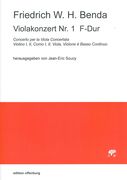 Violakonzert Nr. 1 F-Dur / edited by Jean-Eric Soucy.
