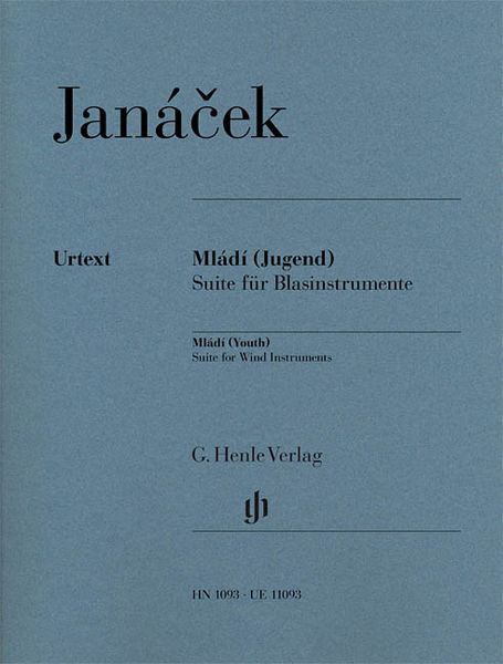 Mladi (Youth) : Suite For Wind Instruments / edited by Jiri Zahradka.