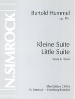 Little Suite, Op. 19c : For Viola and Piano.