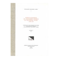 Census-Catalog Of Manuscript Sources Of Polyphonic Music, 1400-1550 - Vol. 1 : A-J.