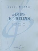 Apres Une Lecture De Bach : Pour Violin.