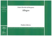 Allegro Moderato In Do : For Organ / edited by Marco Ruggeri.