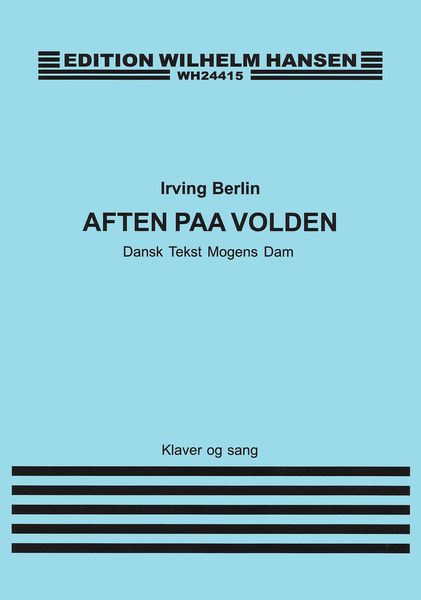 Aften Paa Volden : For Klaver Og Sang.