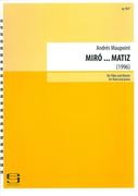 Miro…Matiz : For Flute and Piano (1996).