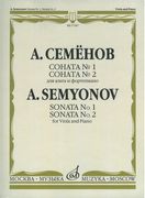 Sonata No. 1; Sonata No. 2 : For Viola and Piano.