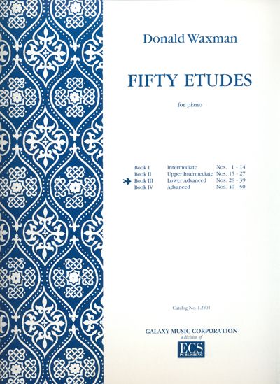 Fifty Etudes, Book 3 : For Piano.