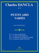 Petits Airs Variés, Op. 89 : Pour Violon Et Piano.