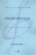 Concerto Pour Violon : Pour Violon Et Orchestre.