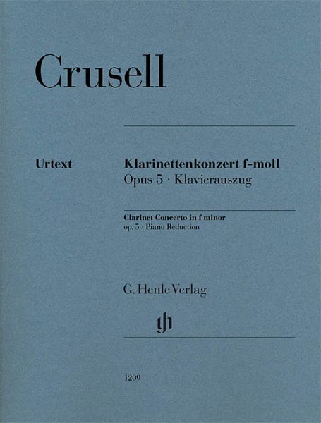 Klarinettenkonzert F-Moll, Op. 5 : Klavierauszug / edited by Nicolai Pfeffer.