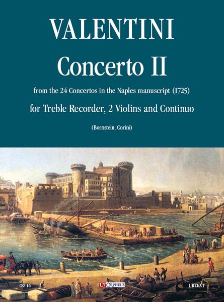 Concerto II - Dai 24 Concerti Del Manoscritto Di Napoli (1725) : For Flute & Strings.