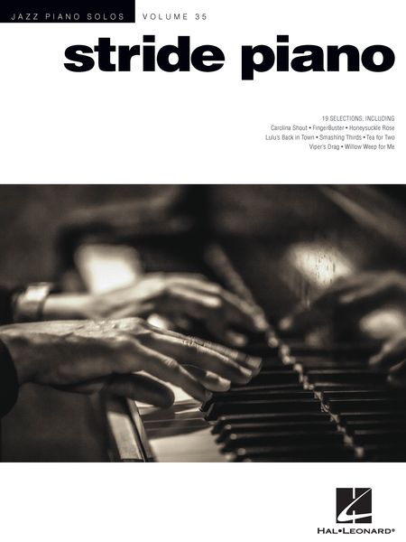 Stride Piano / arranged by Brent Edstrom.