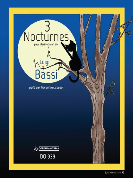 3 Nocturnes : Pour Clarinette / edited by Marcel Rousseau.