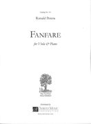 Fanfare : For Viola and Piano (1986).
