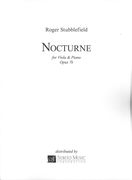 Nocturne, Op. 7b : For Viola and Piano (2010).