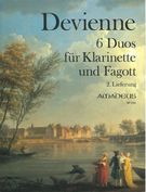 6 Duos : Für Klarinette und Fagott - Zweite Lieferung / edited by Yvonne Morgan.
