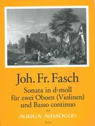 Sonata In D-Moll : Für Zwei Oboen (Violinen) und Basso Continuo / Ed. Winfried Michel.