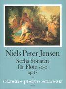 Sechs Sonaten, Op. 17 : Für Flöte Solo / edited by Kurt Tobler.
