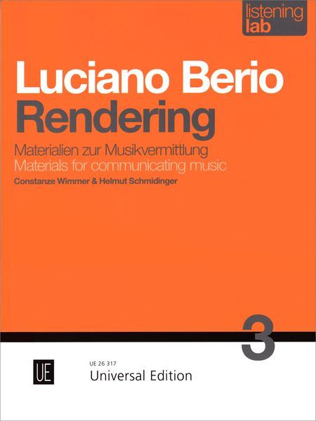 Luciano Berio : Rendering - Materials For Communicating Music.