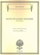 Bolts Of Loving Thunder : For Solo Piano (2013).