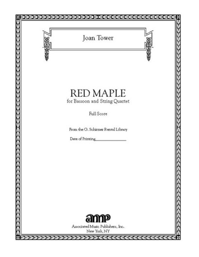 Red Maple : For Bassoon and String Quartet (2013).