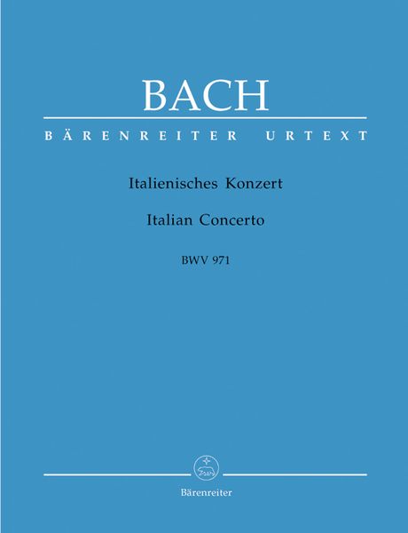 Italian Concerto (BWV 971) / edited by Walter Emery.