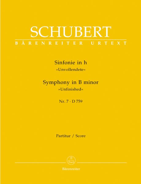 Symphony No. 7 In B Minor, D. 759 Unfinished.