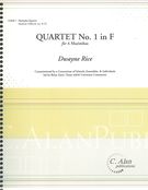 Quartet No. 1 In F : For 4 Marimbas.