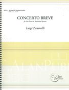 Concerto Breve : For Solo Piano and Woodwind Quintet.