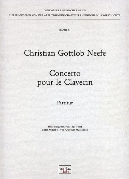 Concerto Pour le Clavecin.