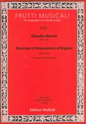 Ricercari d'Intavolatura d'Organo, Libro Primo : Für Orgel (Oder Cembalo) / Ed. Jolando Scarpa.