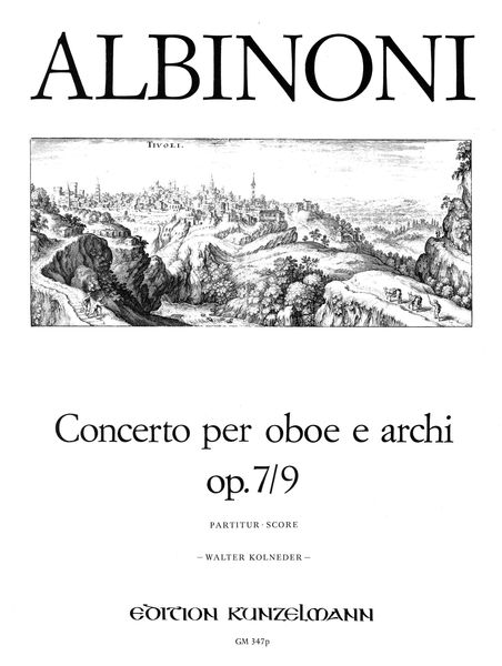 Concerto Op. 7/9 In F Major : For Oboe and Strings / Ed. Walter Kolneder.