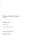 Sonata In F, Fwv N:F2 : For 2 Oboes, Bassoon and Continuo / edited by Brian Clark.