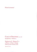 Sinfonia In F, Brown F:1 : For 2 Oboes, 2 Horns and Strings / edited by Kim Patrick Clow.