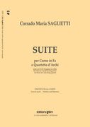 Suite : For Horn and String Quartet - Piano reduction.