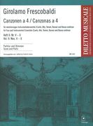 Canzonas A 4 : For Four-Part Instrumental Ensemble and Basso Continuo - Vol. 2, Nos. V-X.