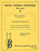 Four Fantasias : For Two Viols (Treble & Bass) Or Other Treble and Bass Instruments.