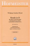 Rondo In D, Kv412 (Nr. 2) : Für Horn und Streicher (Streichquartett Oder -Quintett).