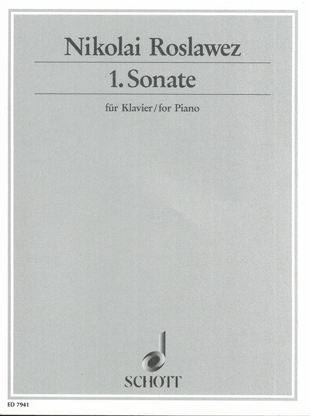 Sonata For Piano (1914).