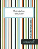 Martha Lullaby : For Clarinet and Piano.