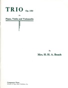 Trio, Op. 150 : For Piano, Violin and Violoncello.