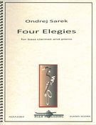 Four Elegies : For Bass Clarinet and Piano.